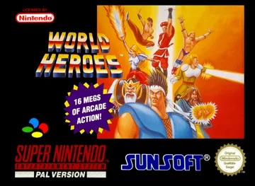 World Heroes (Europe) box cover front